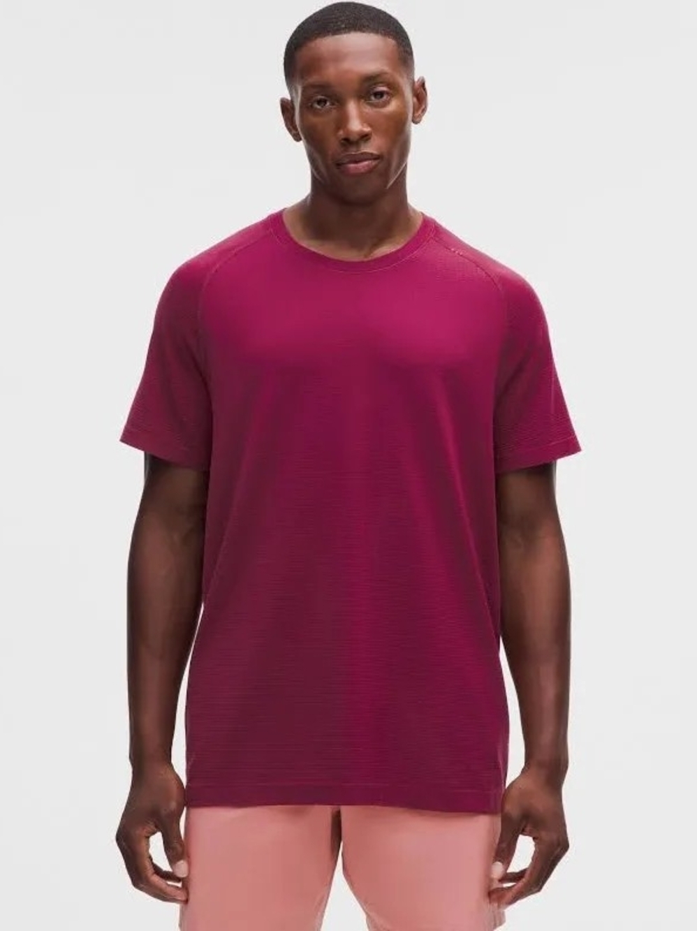 ​Lululemon Men's Metal Vent Tech Short Sleeve 2.0 Magenta Pink Size M
